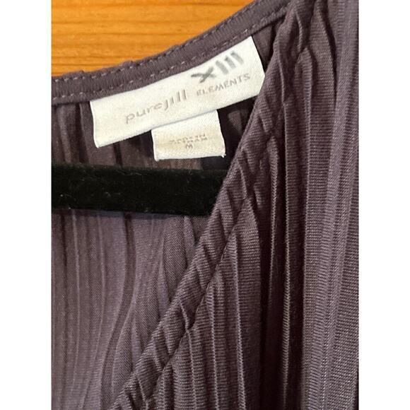 pureJill Elements pleated jumpsuit M slate blue classic - Picture 3 of 10